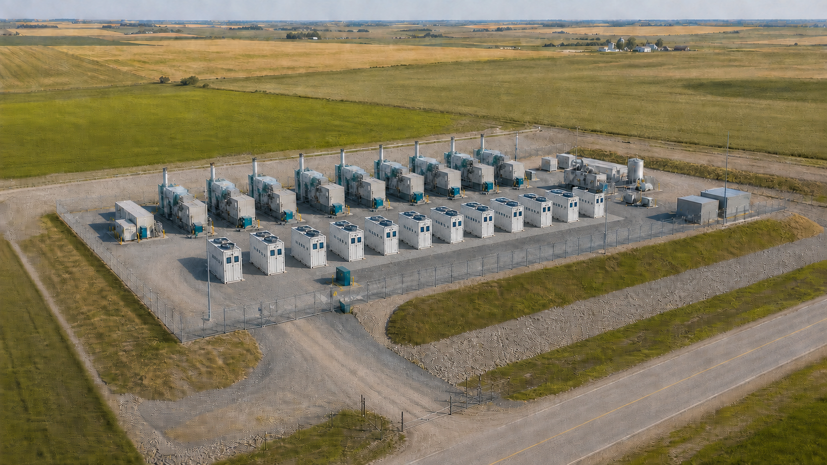 Illustrative concept of the proposed Clive Facility in rural Lacombe County